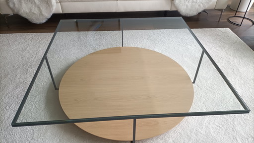 Table basse en verre. 120x120 hauteur 37cm