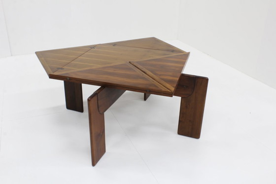 Image 1 of  Vintage uitschuifbare eettafel Silvio Coppola voor Bernini, jaren 60 Italië