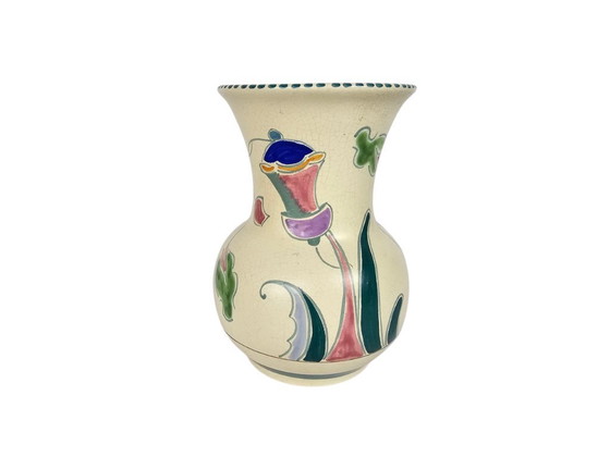 Image 1 of Ceramica Honiton - Devon - 'Eaton' - Made in England - Smalto opaco - Dipinto a mano - Anni '50