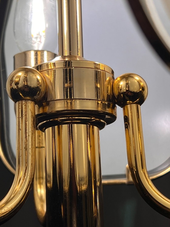 Vintage Herda Hollywood Regency lamp – Table lamps, Glass, Metal (photo 6 of 15)