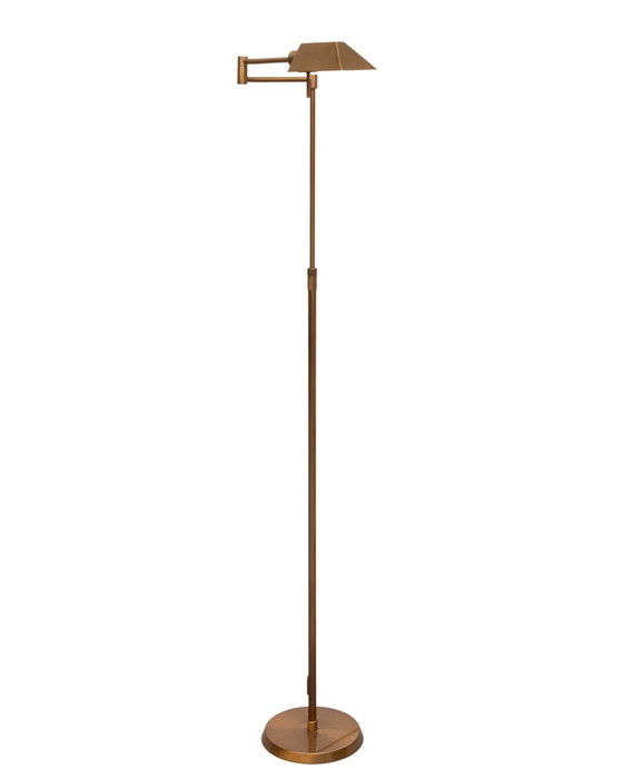 Holtkotter bronzen vloerlamp met zwenkarm, Duitsland, jaren 80. – Vloerlampen, Brass (photo 16 of 40)