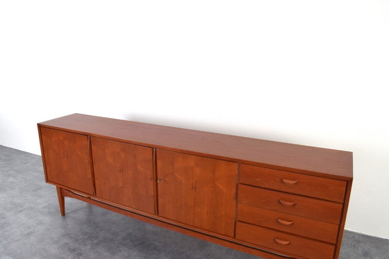Image 1 of Mid-Century teakhouten dressoir van Heinrich Althoff, jaren 60.