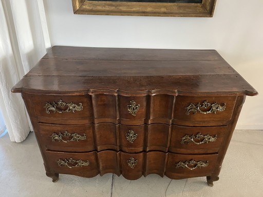 Commode arbalète XVIII ème 