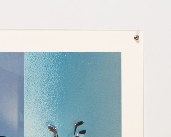 Image 1 of Porsche 911 Carrera 2 Targa – 1990 – Originele vintage Porsche poster – Klassieke auto-kunst – 76x102 cm