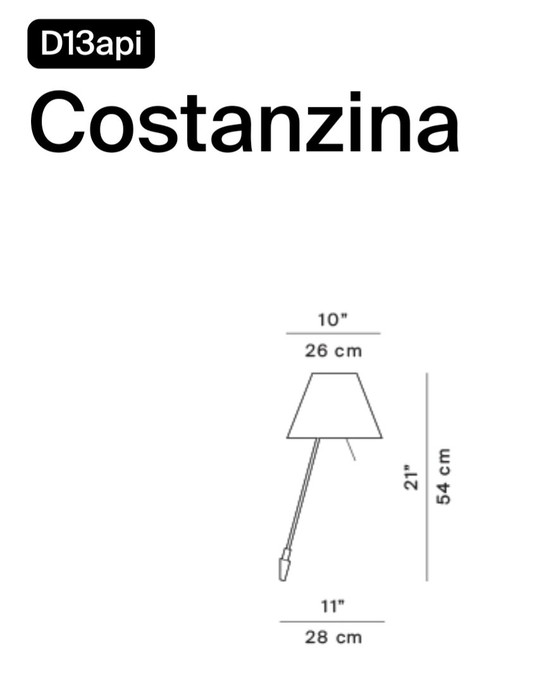 Image 1 of Pair of LUCEPLAN wall sconces model D13api Costanzina- Design Paolo Rizzatto- 1986