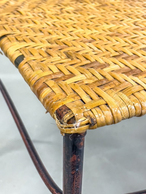 Image 1 of Set di 4 sedie da bistrot in stile moderno di metà secolo | Stile Frederick Weinberg