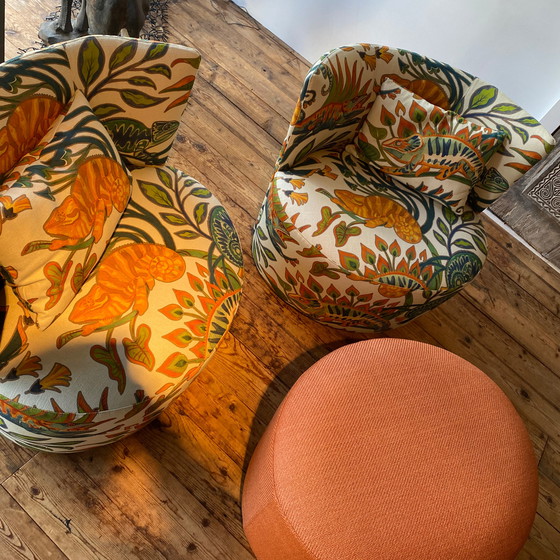 Image 1 of Verzelloni  Emily fauteuil (set van 2) met poef