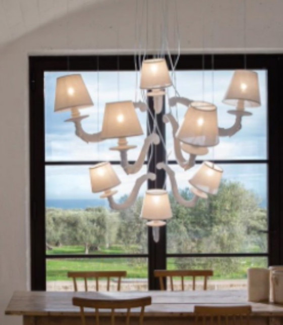 Pendelleuchte, italienisches Design Karman – Kronleuchter, Wood (photo 6 of 6)