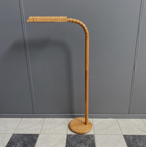 Lampadaire de Solbackens Svarveri de Suède modèle 1001 – vloerlampen, Wood