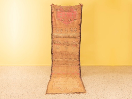  Vintage Rehamna, tapis berbère, 103 X 355