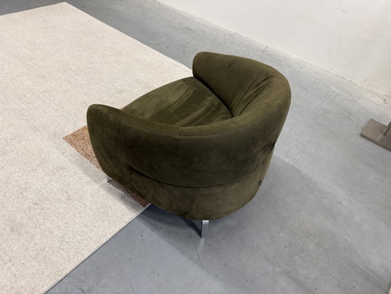 Image 1 of Gelderland 10040 Poltroncina Blend in pelle verde