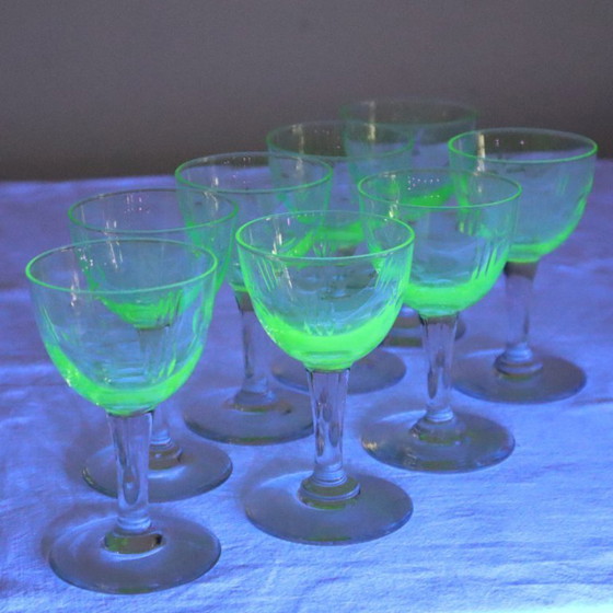 Image 1 of Uranium Aperitief Glazen Val Saint Lambert