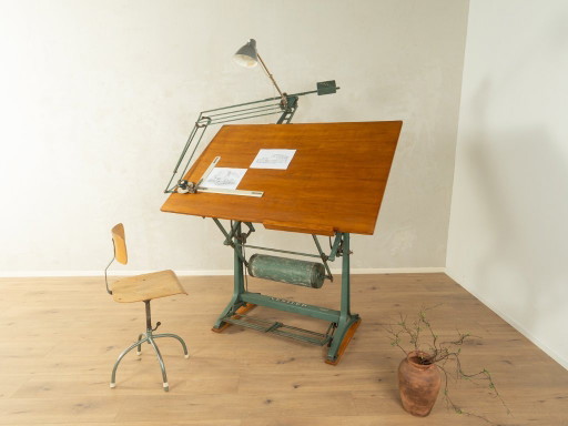 Tekentafel uit de jaren 50 van Nestler – bureau, Metal, Wood (photo 2 of 20)