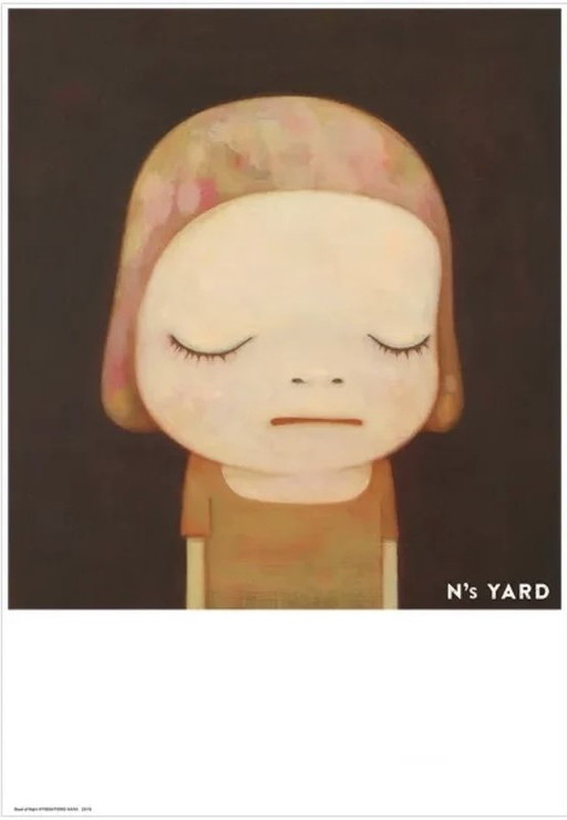 Yoshitomo Nara Poster “Dead of Night” 51.5x36.4