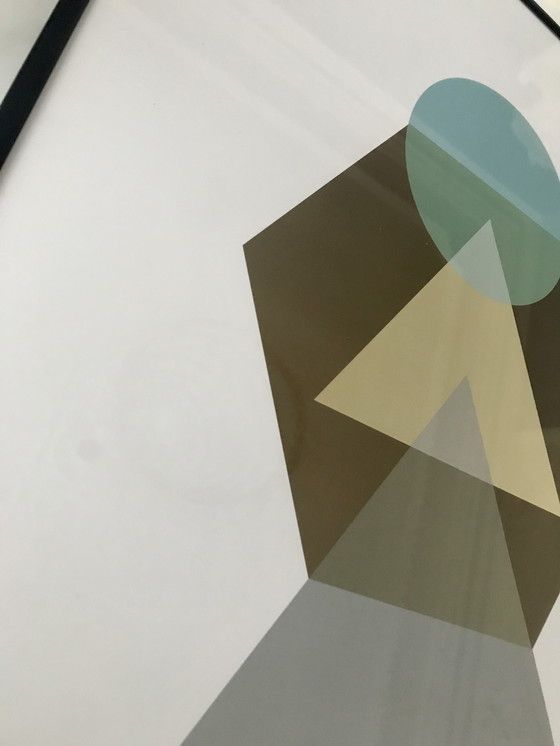 Image 1 of Ingelijste ontwerpposter Éditions Braun
