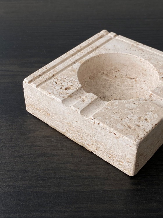 Image 1 of Travertine Fratelli Mannelli ashtray / bowl