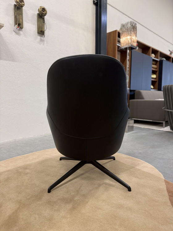 Image 1 of Poltrona Girevole Leolux Lanah Pelle Negev