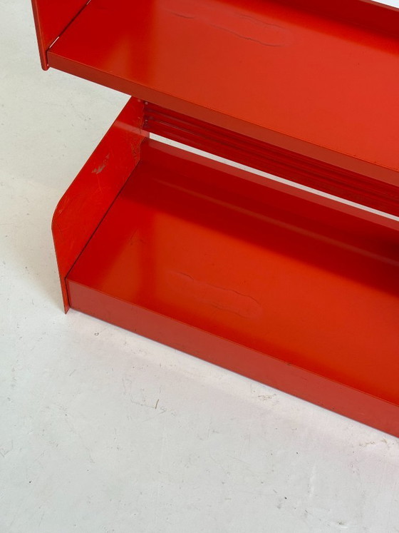 Image 1 of Bibliothèque Congresso de Lips Vago, couleur rouge orangé