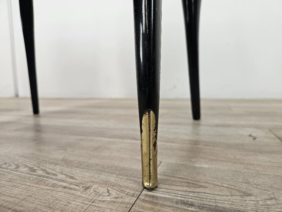 Paar Nachttische aus Mahagoni im Mid-Century-Stil der 1960er Jahre mit doppelten Glasplatten – Wood (photo 21 of 21)
