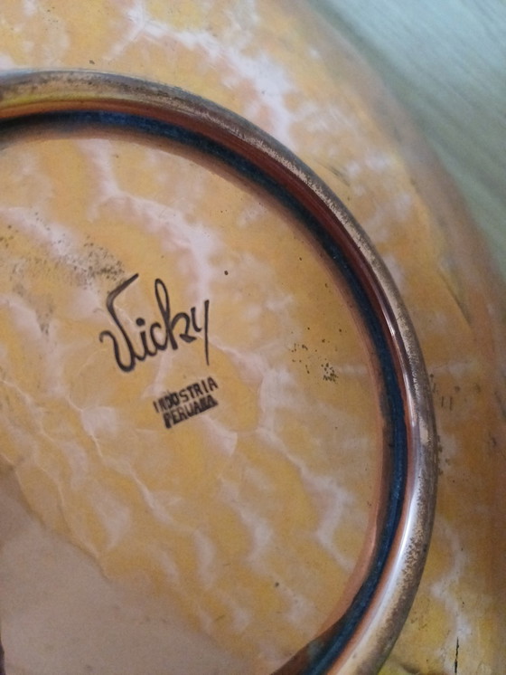 Image 1 of Vicky industria Peruana lastra di rame