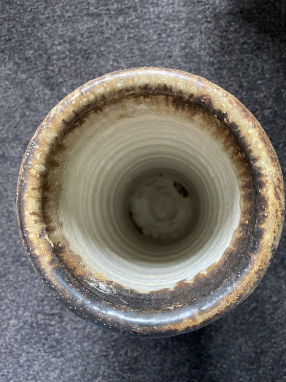 Image 1 of Earthenware turned vase