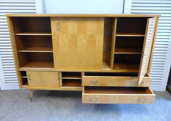 Image 1 of Magnifique buffet haut vintage du milieu du siècle