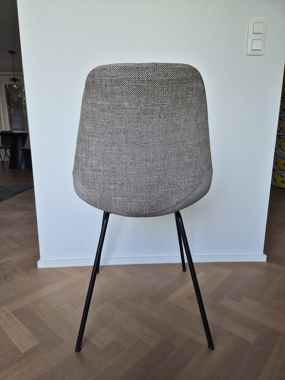 Image 1 of 6 chaises de salle à manger taupe