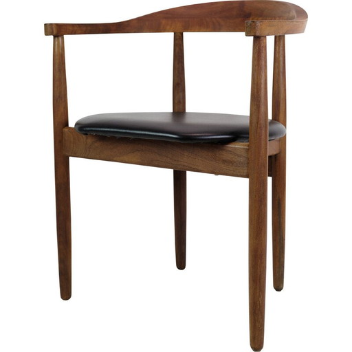 Poltrona vintage in legno di teak di Bondo Graversen, anni '60