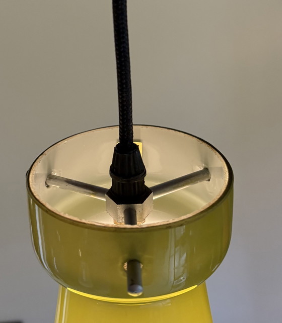 Image 1 of Lampada a sospensione Targetti Sankey in vetro opalino verde