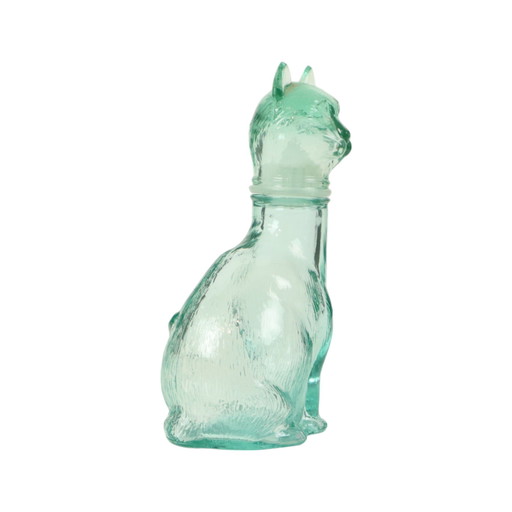 Glass Cat Carafe Puss Bottle