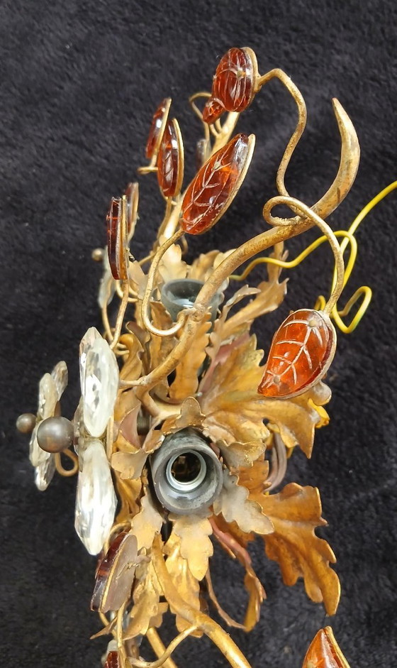 Image 1 of Florentine Banci Firenze Wall/Ceiling Light, 1970s, Maison Bagues, Italian Design