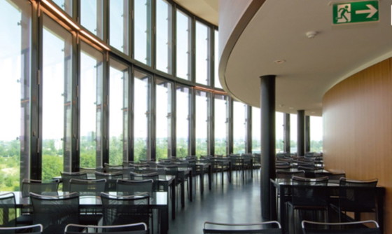 Zwitserse stoelen, Dietiker Satu (8 op voorraad), Eetkamerstoelen, Metaal, Textiel, Zwart, Design (foto 3 van 14)