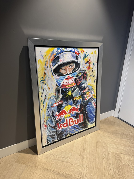 Image 1 of Max Verstappen hand-painted painting