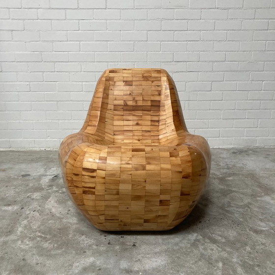 Fauteuil Club Monsieur par Max Jungblut – Wood (photo 3 of 11)