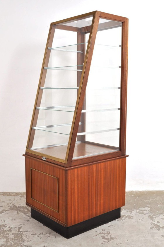 Vitrina antigua de panadería de Esmé Groningen, década de 1920. – Glass, Wood (photo 12 of 12)