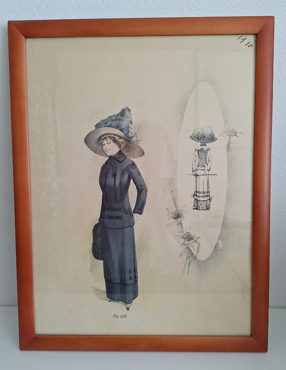 Image 1 of Winter- en lentemode 1909-1910 Art Nouveau