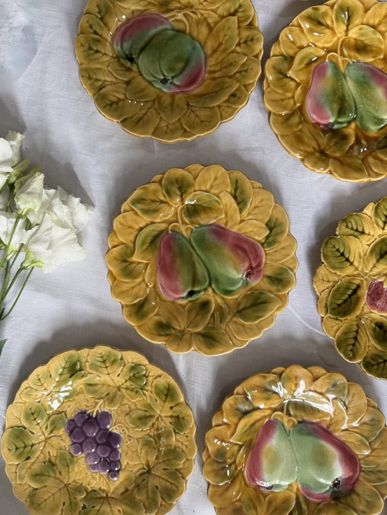 Image 1 of Set Sarreguemines aardewerken borden