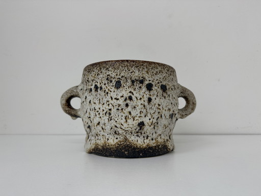 Vintage bloempot van keramiek, 1970