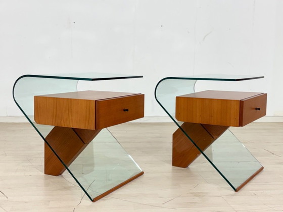 Image 1 of Tables d'appoint, tables de chevet, tables de nuit, meubles TV design haut de gamme, style vintage