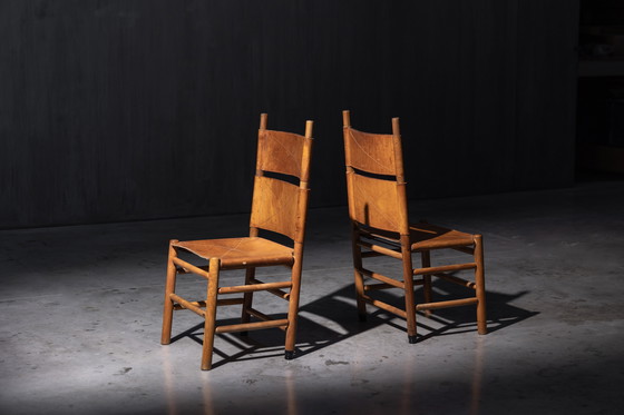 Image 1 of Sedie Kentucky di Carlo Scarpa per Bernini, Italia, anni '80