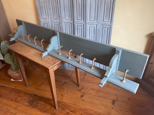 Appendiabiti da parete, appendiabiti da parete, scaffale, scaffale da cucina, 196 cm, francese