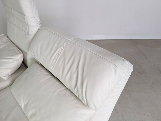 Image 1 of Divano originale Rolf Benz Plura in pelle a due posti beige chiaro