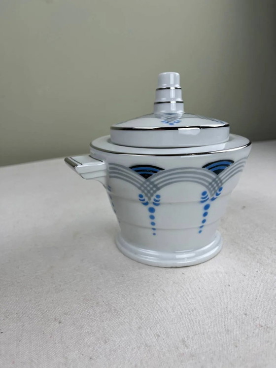 Art Deco Zuckerdose – Geschirr, Porcelain (photo 4 of 8)