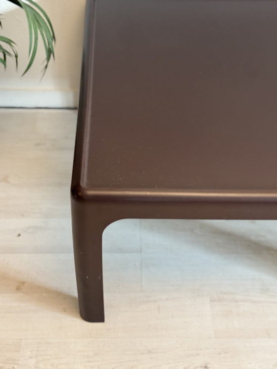 Image 1 of Tavolino da caffè Space Age color cioccolato di Peter Ghyczy per Horn Collections