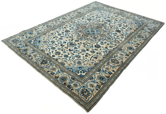 Image 1 of Handgeknüpfter Kashan Kork Orientteppich – 341 x 240 cm