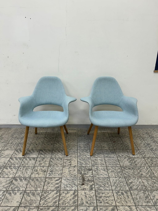 Vitra | Eames & Saarinen | Organic Chair | Hellblau