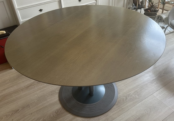 Leolux Trias Design Esstisch – Esstische, Cast Iron, Wood (photo 4 of 5)