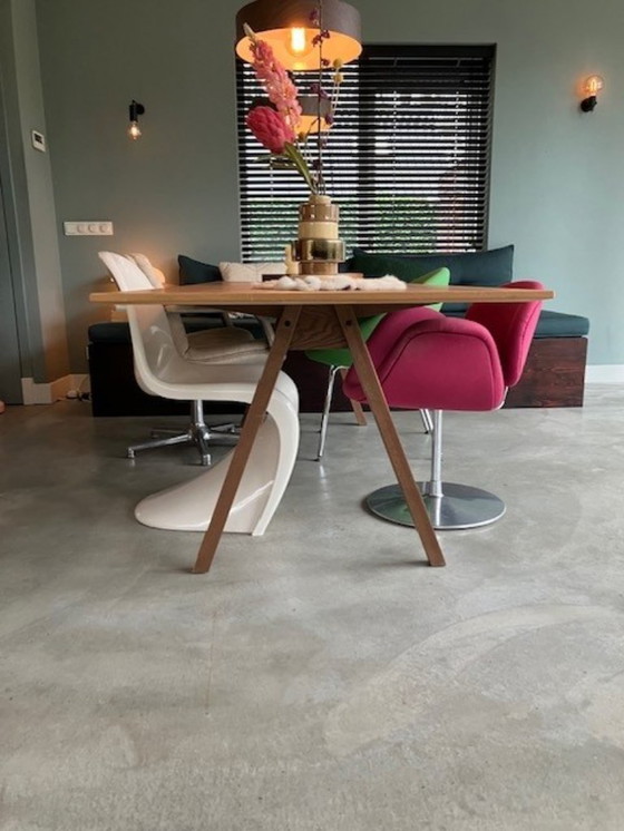 Image 1 of Walnut Dining Table (veneer) Ikea Stockholm