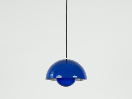 Set van 2 Deense vintage bloempotlampen van Verner Panton, Louis Poulsen, 1968 – Hanglampen, Other (photo 7 of 11)