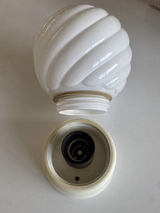 Image 1 of Art Deco Thabur plafondlamp plafonnière - Vintage 